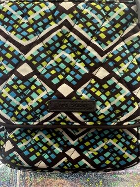 Vera Bradley Blue Green Quilted Crossbody Bag
